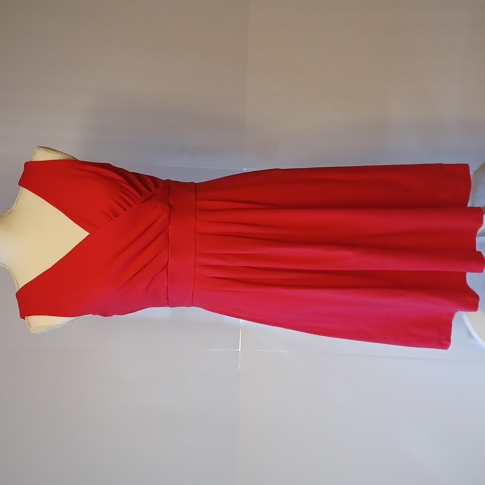 Lands' End Sleeveless Dress, Fusha, Size M 10-12